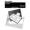 SHARP UX104 Owners Manual SHARP UX104 Owners Manual