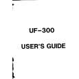 PANASONIC UF300 Owners Manual PANASONIC UF300 Owners Manual