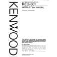 KENWOOD KEC301 Owners Manual KENWOOD KEC301 Owners Manual
