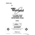 WHIRLPOOL MW8650XS7 Parts Catalog WHIRLPOOL MW8650XS7 Parts Catalog