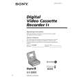 SONY GV-D800 Owners Manual SONY GV-D800 Owners Manual