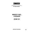 ZANUSSI ZCM531X Owners Manual ZANUSSI ZCM531X Owners Manual