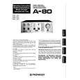 PIONEER A-80 Owners Manual PIONEER A-80 Owners Manual