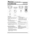 PIONEER S-FCRW2700/XTW/UC Owners Manual PIONEER S-FCRW2700/XTW/UC Owners Manual