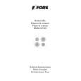 FORS KMS412CNS Owners Manual FORS KMS412CNS Owners Manual