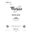 WHIRLPOOL LE5320XTF0 Parts Catalog WHIRLPOOL LE5320XTF0 Parts Catalog