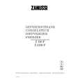 ZANUSSI Z130F Owners Manual ZANUSSI Z130F Owners Manual