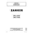 ZANKER ZKC220D Owners Manual ZANKER ZKC220D Owners Manual