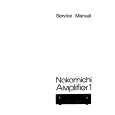 NAKAMICHI AMPLIFIER1 Service Manual NAKAMICHI AMPLIFIER1 Service Manual