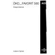 AEG FAV580WTR Owners Manual AEG FAV580WTR Owners Manual