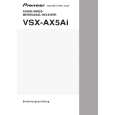 PIONEER VSX-AX5Ai Owners Manual PIONEER VSX-AX5Ai Owners Manual