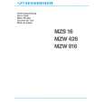 SENNHEISER MZS 16 MZW 426 MZW 816 Owners Manual SENNHEISER MZS 16 MZW 426 MZW 816 Owners Manual