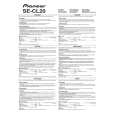PIONEER SE-CL20U-X-L/ZCEW5 Owners Manual PIONEER SE-CL20U-X-L/ZCEW5 Owners Manual