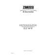 ZANUSSI ZLF60W Owners Manual ZANUSSI ZLF60W Owners Manual