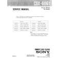 SONY CDX6061 Service Manual SONY CDX6061 Service Manual