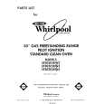 WHIRLPOOL SF302ESRW2 Parts Catalog WHIRLPOOL SF302ESRW2 Parts Catalog