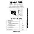 SHARP R7V15 Owners Manual SHARP R7V15 Owners Manual