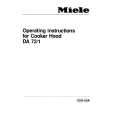 MIELE DA72 Owners Manual MIELE DA72 Owners Manual