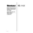 BLOMBERG KE1150 Owners Manual BLOMBERG KE1150 Owners Manual