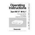 PANASONIC AG-TL750 Owners Manual PANASONIC AG-TL750 Owners Manual