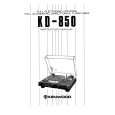 KENWOOD KD-850 Owners Manual KENWOOD KD-850 Owners Manual
