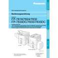 PANASONIC FP7818 Owners Manual PANASONIC FP7818 Owners Manual