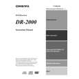 ONKYO DR2000 Owners Manual ONKYO DR2000 Owners Manual