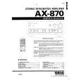 YAMAHA AX870 Service Manual YAMAHA AX870 Service Manual