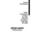 ARTHUR MARTIN ELECTROLUX TM3598R Owners Manual ARTHUR MARTIN ELECTROLUX TM3598R Owners Manual