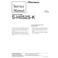 PIONEER S-H052S-K Service Manual PIONEER S-H052S-K Service Manual