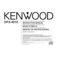 KENWOOD DPX4010 Owners Manual KENWOOD DPX4010 Owners Manual