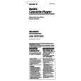 SONY WM-FX507 Owners Manual SONY WM-FX507 Owners Manual