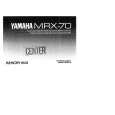 YAMAHA MRX-70 Owners Manual YAMAHA MRX-70 Owners Manual