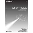 YAMAHA DPX-1000 Owners Manual YAMAHA DPX-1000 Owners Manual