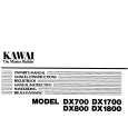 KAWAI DX800 Owners Manual KAWAI DX800 Owners Manual