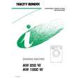 TRICITY BENDIX AW1000W Owners Manual TRICITY BENDIX AW1000W Owners Manual