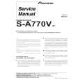 PIONEER S-A770V/XC Service Manual PIONEER S-A770V/XC Service Manual