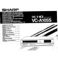 SHARP VC-A105S Owners Manual SHARP VC-A105S Owners Manual