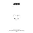 ZANUSSI ZGL646X Owners Manual ZANUSSI ZGL646X Owners Manual