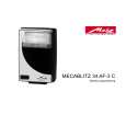 METZ MECABLITZ 34AF-3C Owners Manual METZ MECABLITZ 34AF-3C Owners Manual