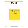 REX-ELECTROLUX TP12NE Owners Manual REX-ELECTROLUX TP12NE Owners Manual