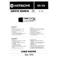 HITACHI SR-704 Service Manual HITACHI SR-704 Service Manual