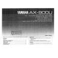 YAMAHA AX-900 Owners Manual YAMAHA AX-900 Owners Manual