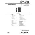 SONY SPPA700 Owners Manual SONY SPPA700 Owners Manual