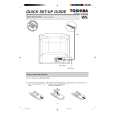 TOSHIBA VTW2186 Quick Start TOSHIBA VTW2186 Quick Start