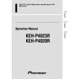 PIONEER KEH-P4020R Owners Manual PIONEER KEH-P4020R Owners Manual