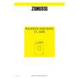 ZANUSSI FL1600 Owners Manual ZANUSSI FL1600 Owners Manual