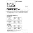 PIONEER GMX414 X1R/UC/X1R/ Service Manual PIONEER GMX414 X1R/UC/X1R/ Service Manual