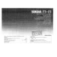 YAMAHA R-8 Owners Manual YAMAHA R-8 Owners Manual
