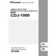 PIONEER CDJ-1000/TLBXJ Owners Manual PIONEER CDJ-1000/TLBXJ Owners Manual